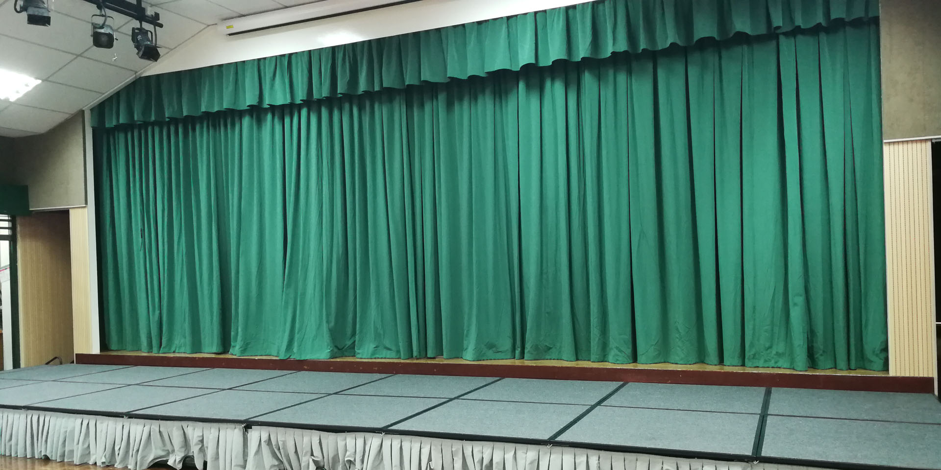 Alice Smith School Hall Stage Curtain