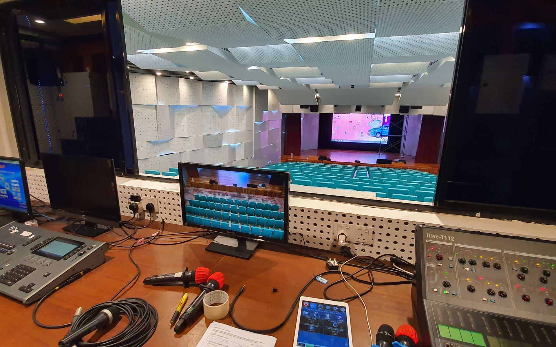 Wisma BSN Auditorium Control Room