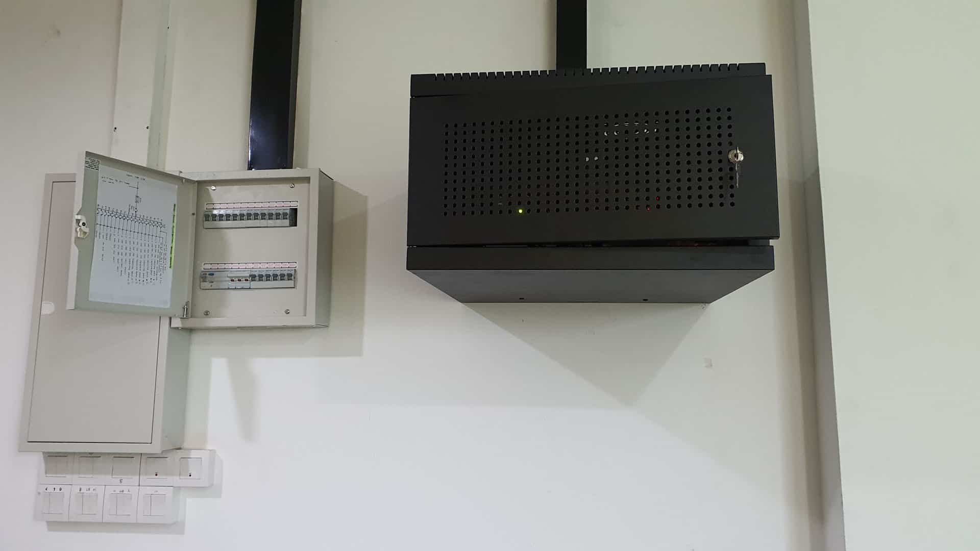 DMX Rack Wall Mounted