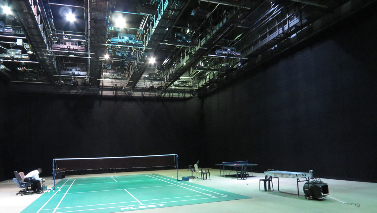 Finas Black Wool Curtain