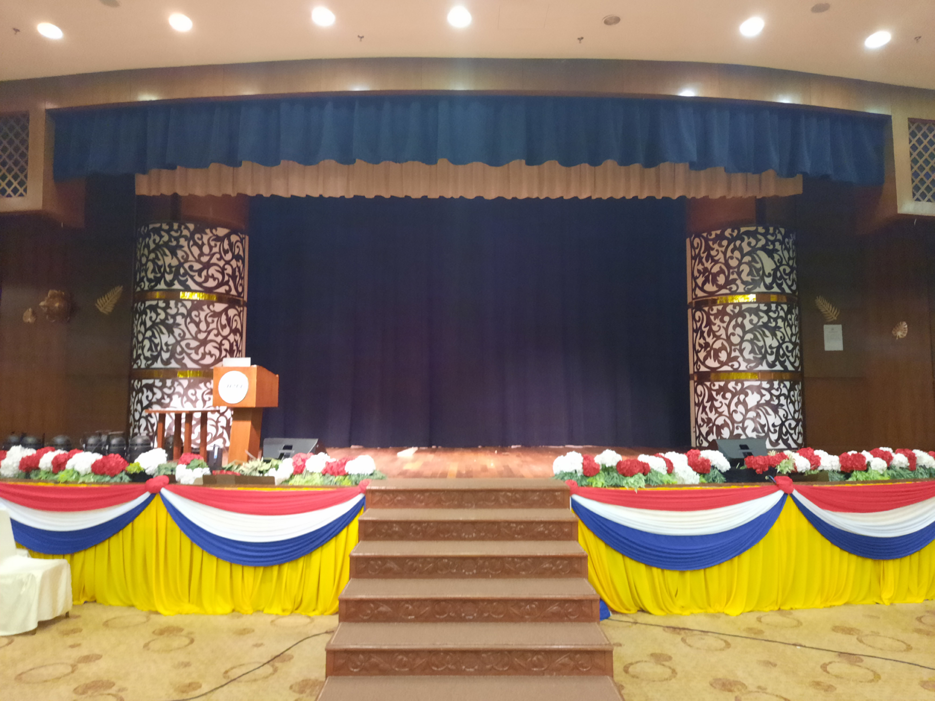 JPN auditorium stage curtain