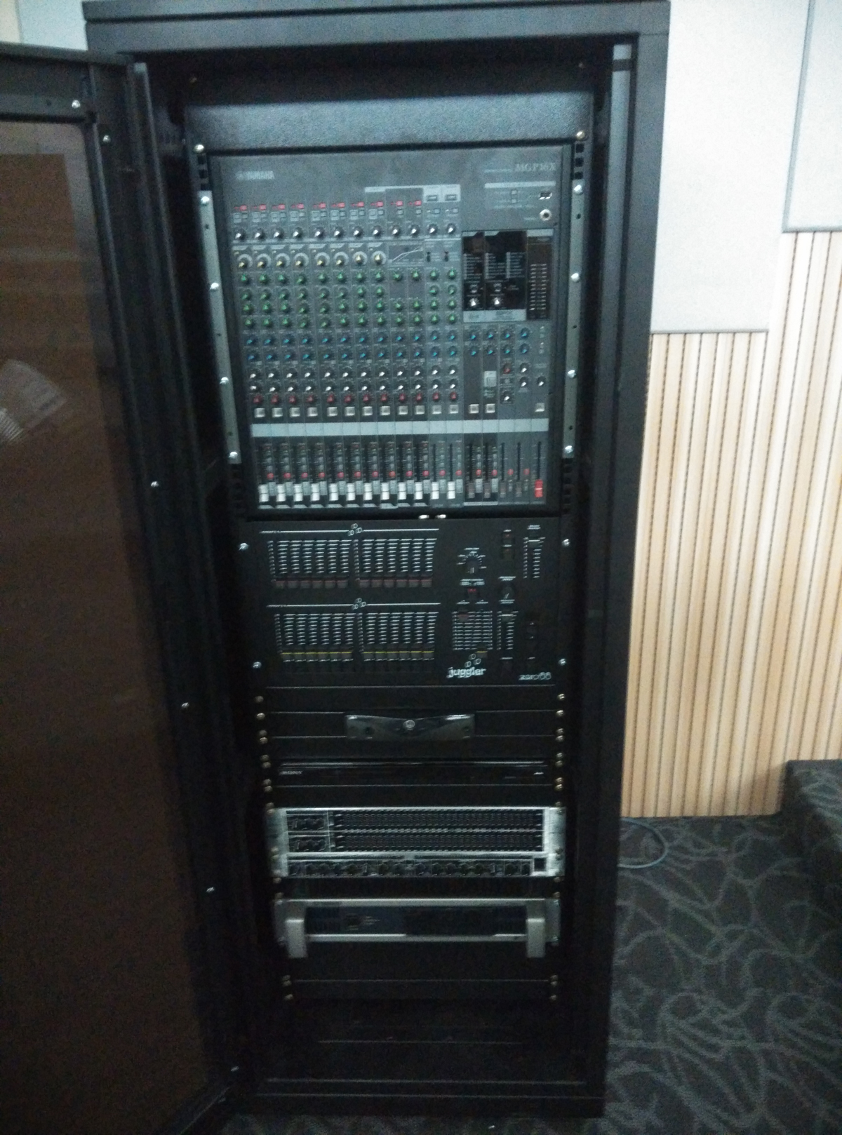 PA Equipment Sound Rack