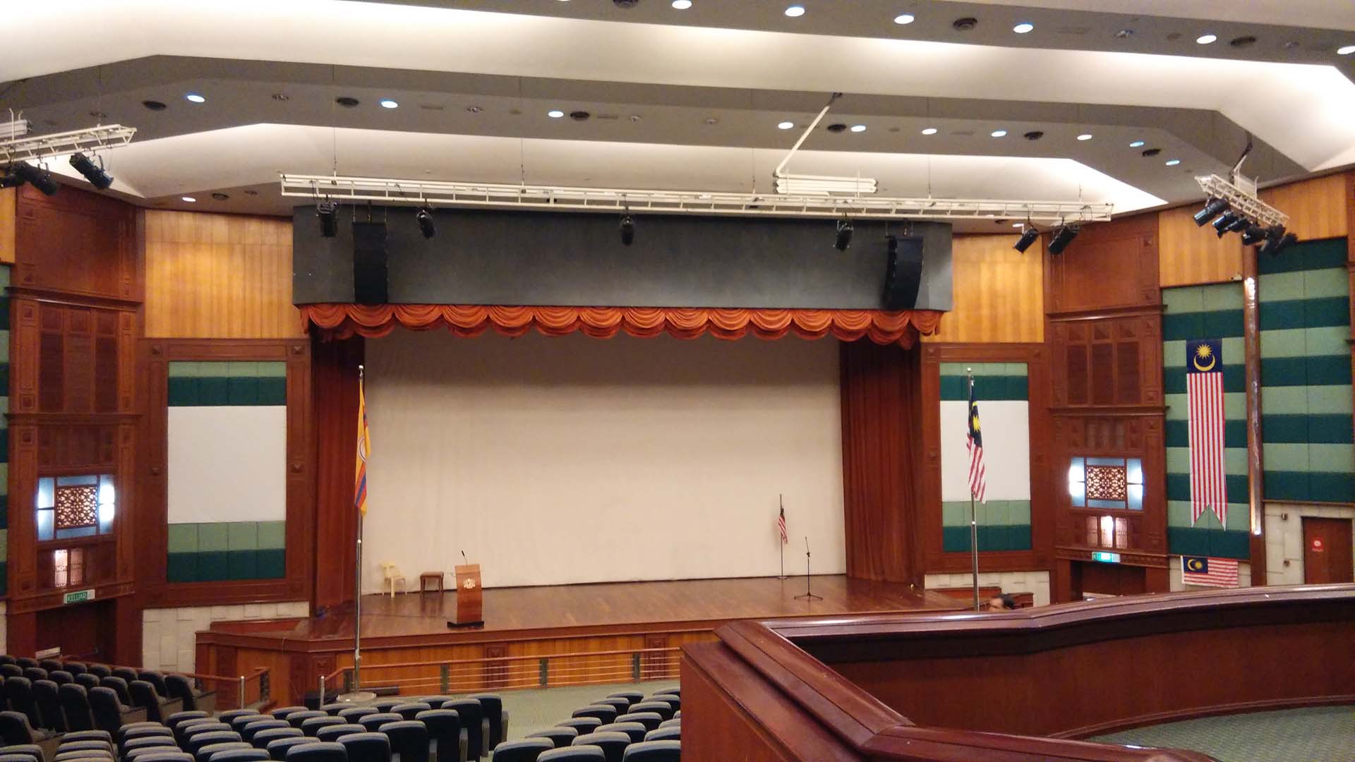 Parcel D Auditorium View From Control Room