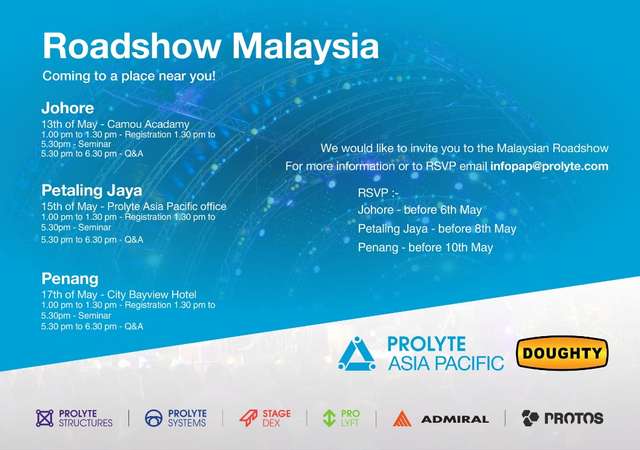 Prolyte Seminar Malaysia Roadshow 2019
