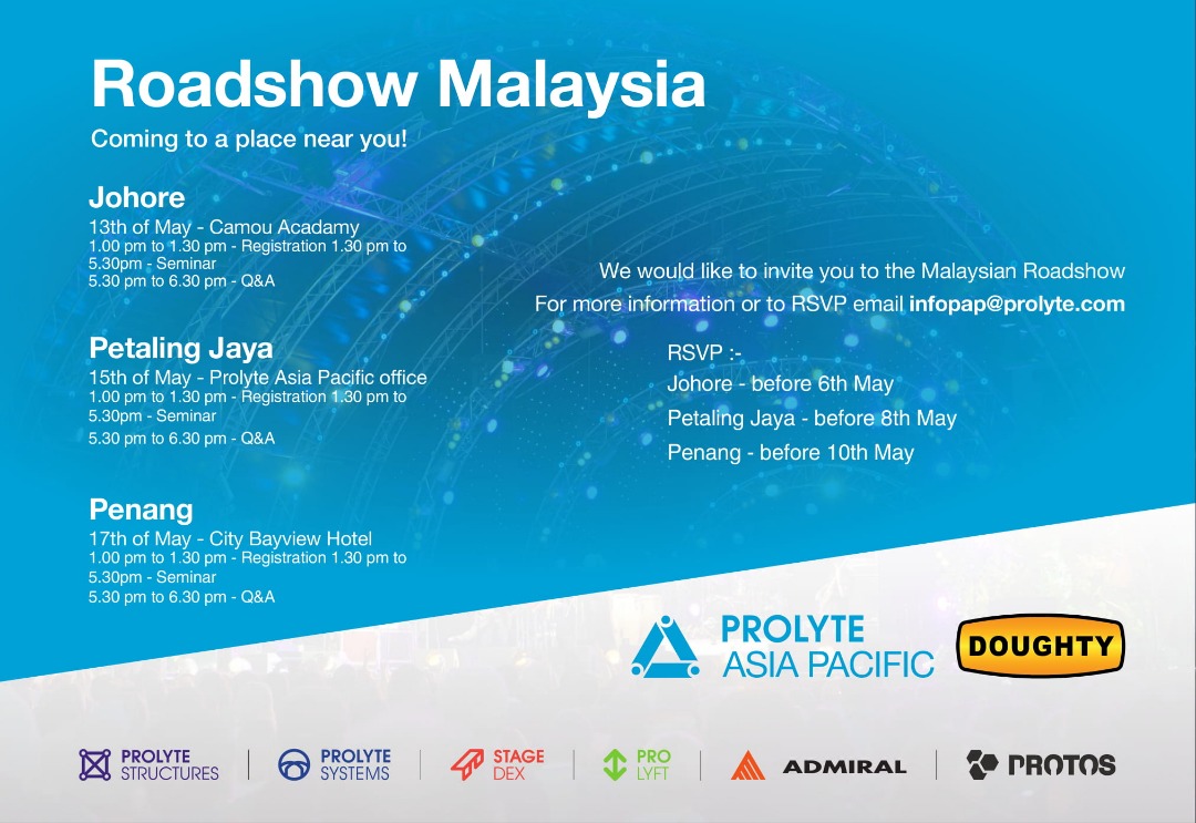 Prolyte Seminar Malaysia Roadshow 2019
