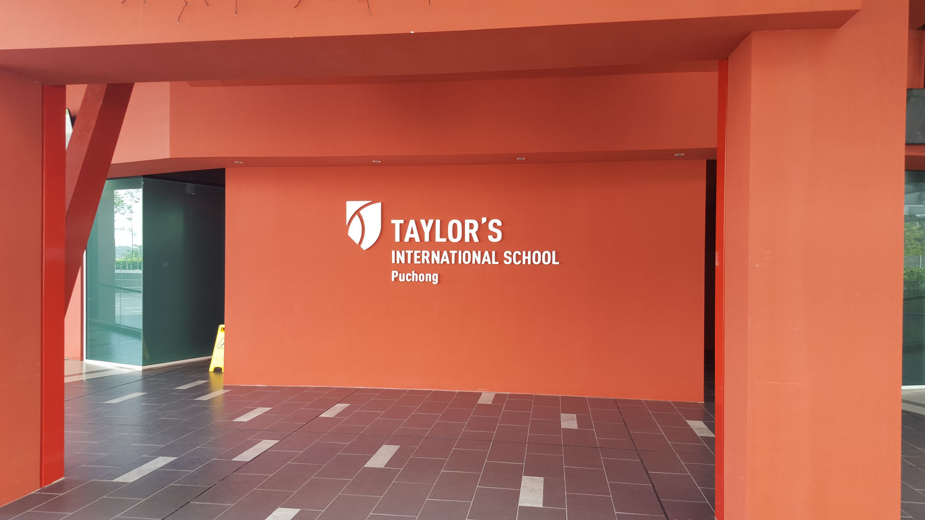 Taylor School Auditorium Entrance