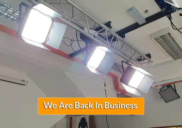 We are back In Business