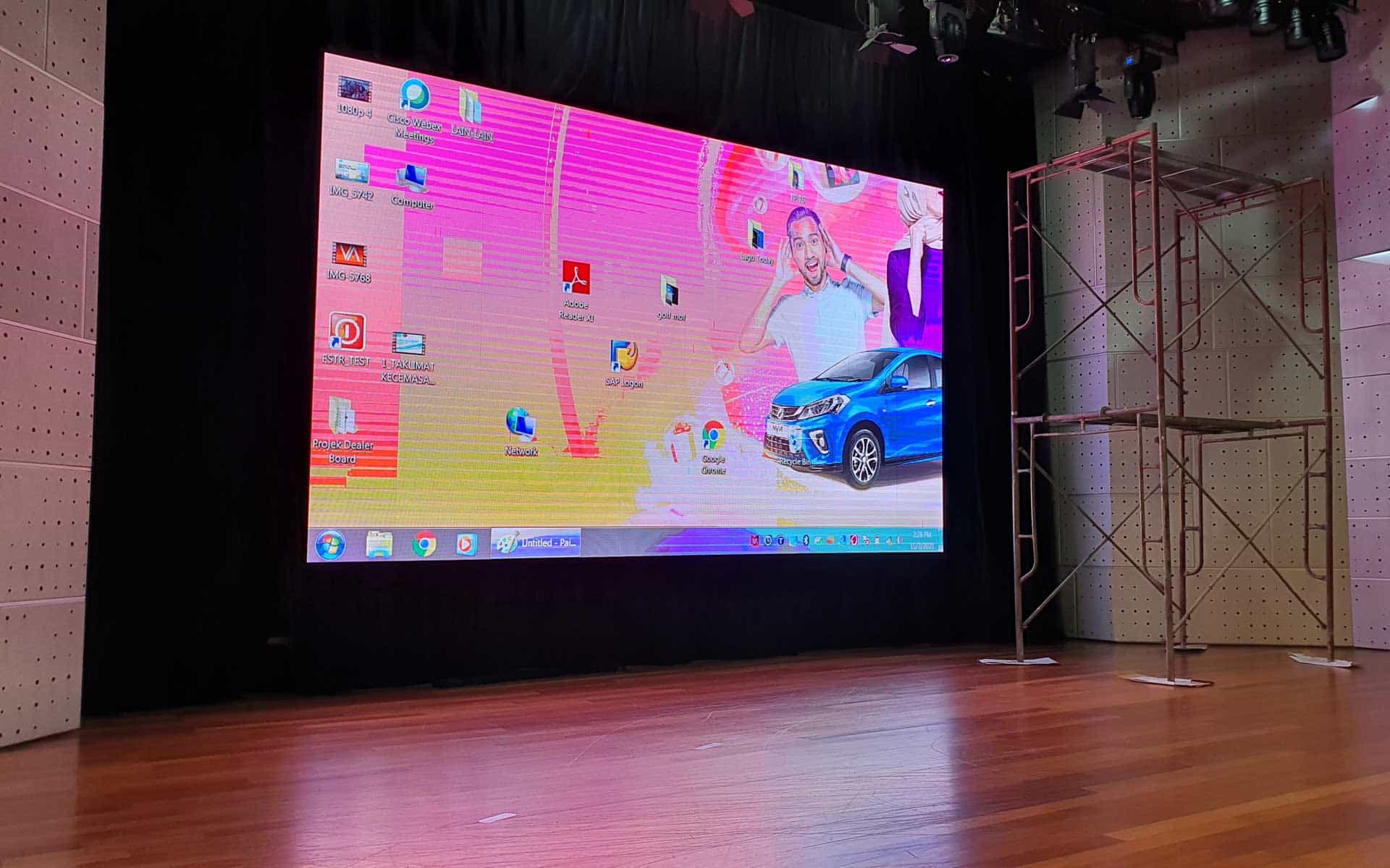 Wisma BSN LED Panel Display