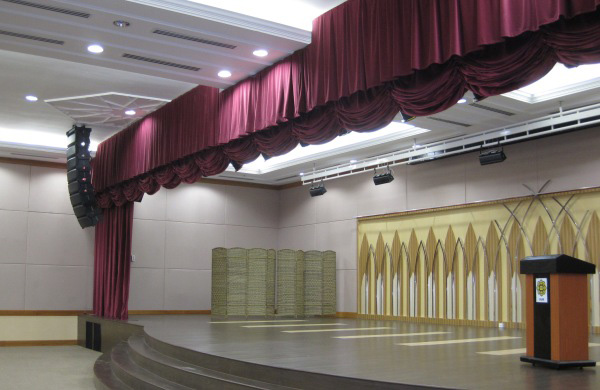 IIUM Kuantan With Open Festoon Stage Curtain