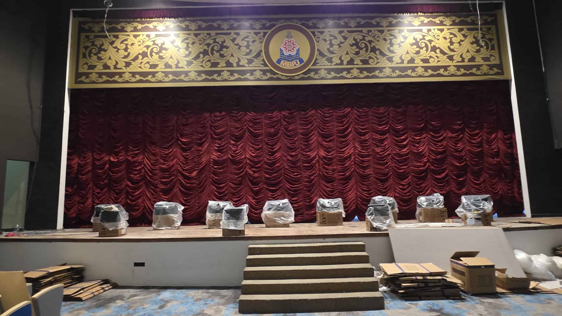 MBPJ Civic Hall Front Curtain need to be Upgrade