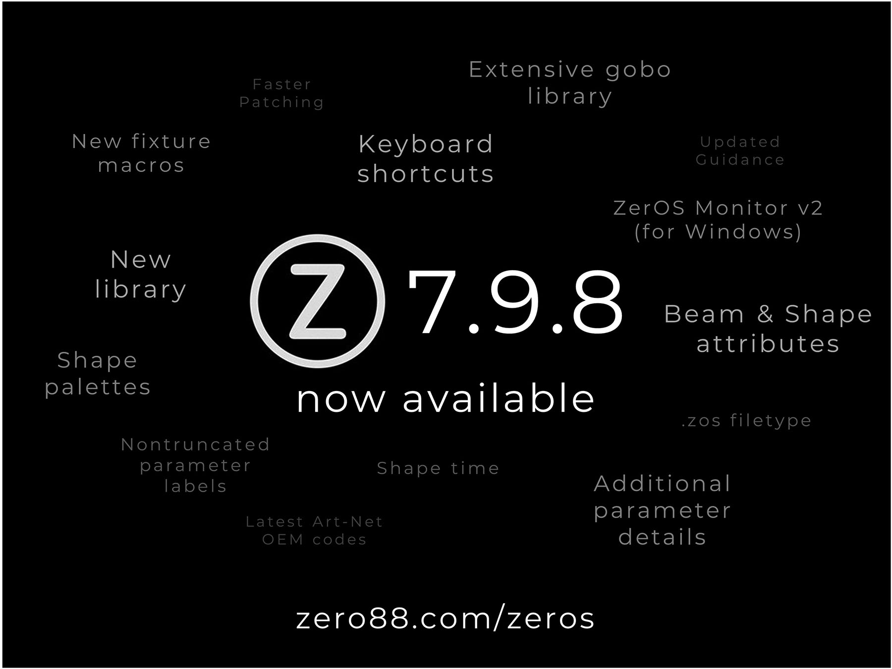 Zero 88 Zeros 798 software update